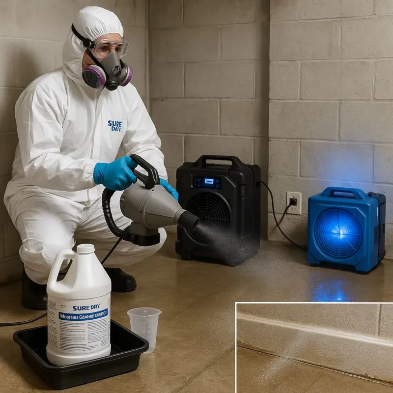 Sanitization and Odor Removal process in Cedar Grove, WI