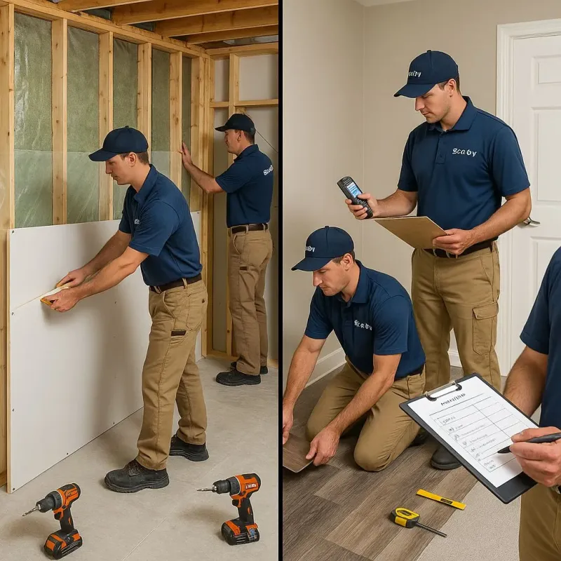 Repairs and Reconstruction process in Cedar Grove, WI